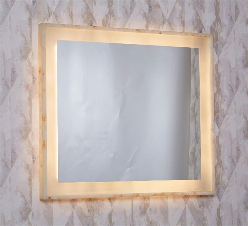 lighted bathroom wall mirror 