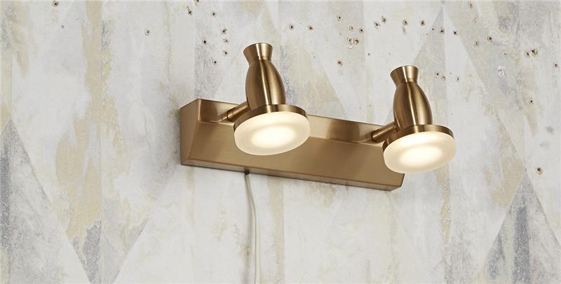 2 light bathroom vanity fixture